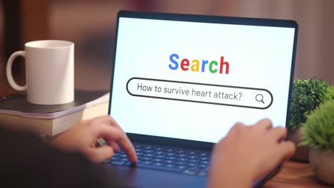 MAN-SEARCHING-HOW-TO-SURVIVE-HEART-ATTACK?-ON-INTERNET