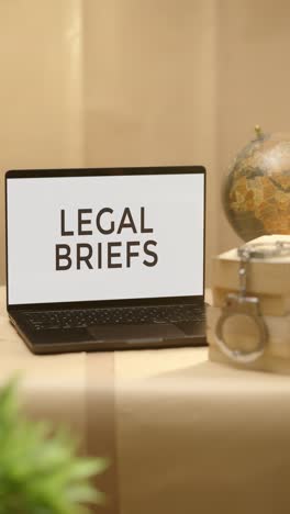VERTICAL-VIDEO-OF-LEGAL-BRIEFS-DISPLAYED-IN-LEGAL-LAPTOP-SCREEN