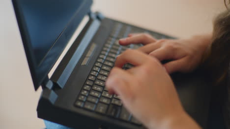 Extreme-Close-Up-Typing-on-Laptop