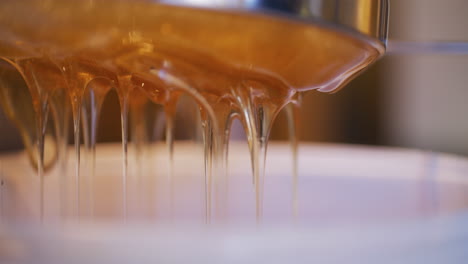 Thick-Golden-Organic-Honey-Straining