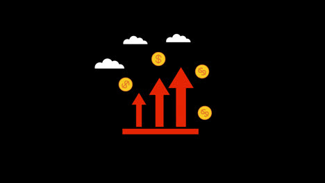 Dollar-coin-and-arrow-up-Investment-and-financial-growth-concept-icon-animation-with-alpha-channel