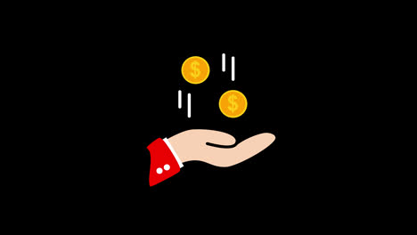 hand-holding-falling-coins-from-top-concept-icon-animation-with-alpha-channel