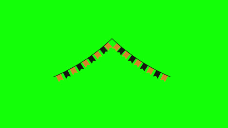 carnival-party-flags-concept-icon-loop-animation-video-with-alpha-channel