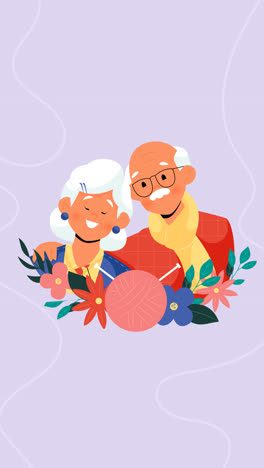 Motion-Graphic-of-Hand-drawn-national-grandparents'-day-background