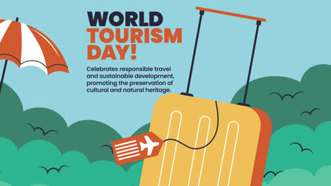 Motion-Graphic-of-World-tourism-day-hand-drawn-flat-ig-post-collection
