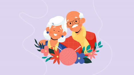 Motion-Graphic-of-Hand-drawn-national-grandparents'-day-background