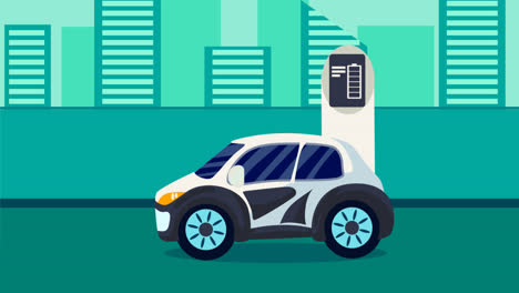 Motion-Graphic-of-Electric-car-background