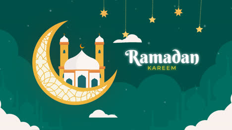 Motion-Graphic-of-Flat-ramadan-celebration-background