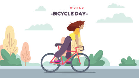 Motion-Graphic-of-Cartoon-world-bicycle-day-illustration