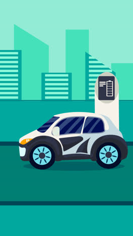 Motion-Graphic-of-Electric-car-background