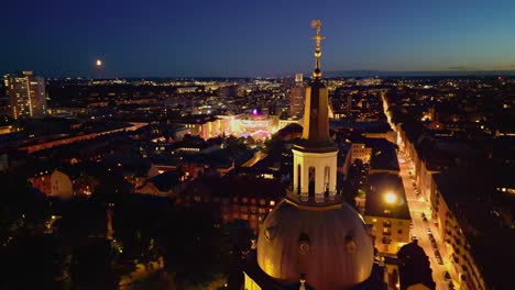 Torre-De-La-Iglesia-Katarina-Södermalm,-Estocolmo