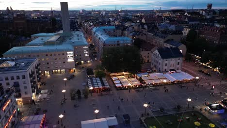 Medborgarplatsen-Stockholm-on-a-summers-night