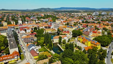 Aerial-4K-drone-footage-of-Tapolca