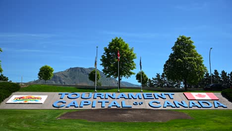 A-Visual-Journey:-The-North-Shore's-Steady-Shot-of-Kamloops'-Tournament-Capital-of-Canada-Sign