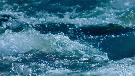 Slow-Motion-View-Of-Strong-Current-In-River
