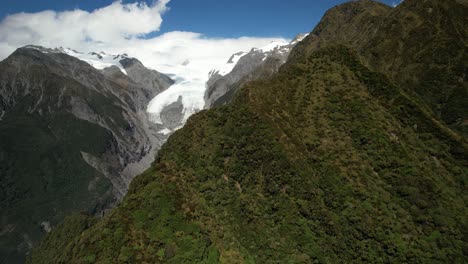 Luftaufnahme-Des-Franz-Josef-Gletschers