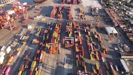 Panoramic-view-of-the-port-of-Buenos-Aires-in-Argentina-with-the-stacks-of-containers