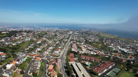 California-neighborhood-aerial-view--San-Pedro-Los-Angeles-Southern-California-homes-and-neighborhood
