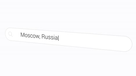 Typing-Moscow,-Russia-On-Search-Engine---Capital-And-Largest-City-Of-Russia