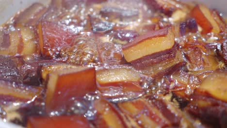 Durchwachsenes-Schweinefleisch,-Wurstwaren-Der-Südchinesischen-Küche;-Getrocknetes-Schweinefleisch