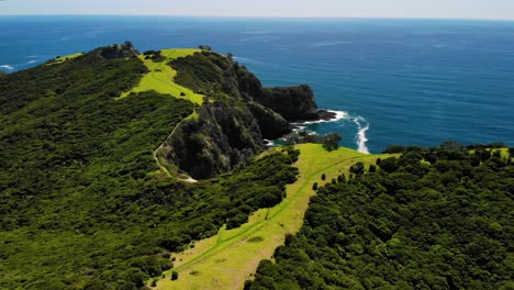 Urupukapuka-Island-Und-Blue-Sea-–-Größte-Insel-In-Der-Bay-Of-Islands,-Neuseeland