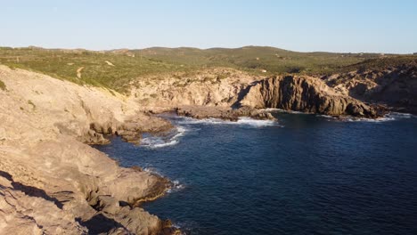 Amazing-establisher-rising-view-of-wild-Sardinia-Cliff-coast-in-Sant'Antioco
