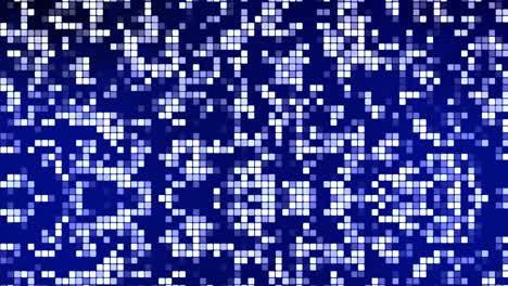 Animated-blue-and-white-Digital-Square-looped-technology-Background-appears-and-disappears,-looped