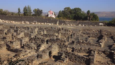 Ruins-Of-Ancient-Capernaum-In-Israel