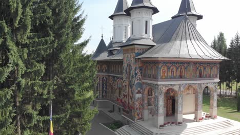 Monastery-of-St-John-Jacob-Chozebite,-Neamt,-Romania