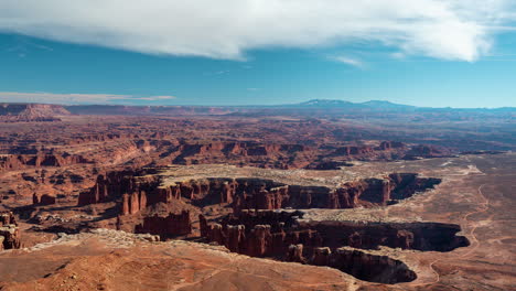 Zeitraffer,-Atemberaubende-Landschaft-Des-Dead-Horse-Point-State-Park,-Moab,-Utah,-USA