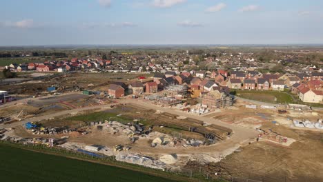 Chestnut-Homes-building-contractors-site-at-Dunholme-in-Lincolnshire