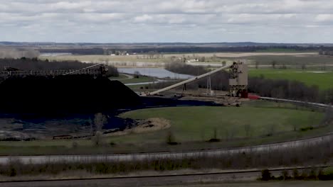 Coal-mill-in-southern-Indiana-with-drone-close-up-shot-moving-forward