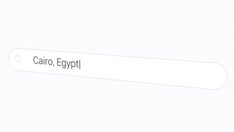 Discovering-Cairo,-Egypt-By-Typing-It-In-The-Search-Bar