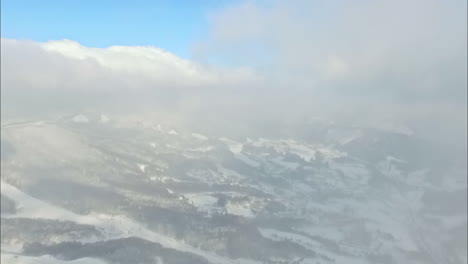 Phoenix-Snow-Park---Neblige-Landschaft-Von-Phoenix-Pyeongchang-Im-Winter-In-Südkorea