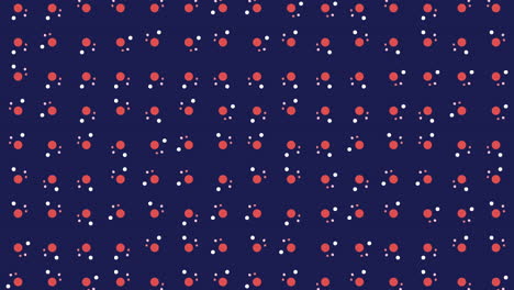 Umlaufende-Planeten-Oder-Atome-Im-Hintergrund-In-Rosa-Und-Blau:-Vollständig-Wiederholbar