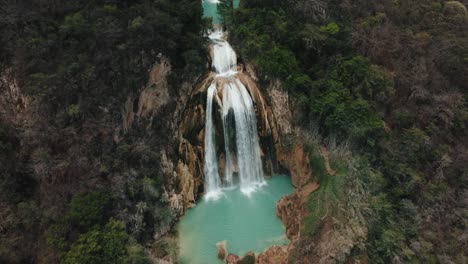 Breathtaking-Aerial-of-El-Chiflon-Waterfalls-in-Chiapas
