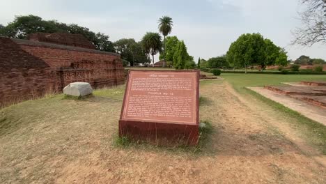 Tempel-Nummer-12-In-Den-Ruinen-Von-Nalanda,-Bihar,-Indien