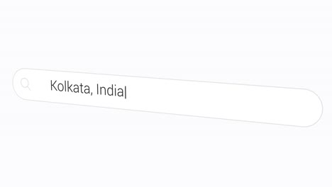 Typing-Kolkata,-India-In-Search-Bar
