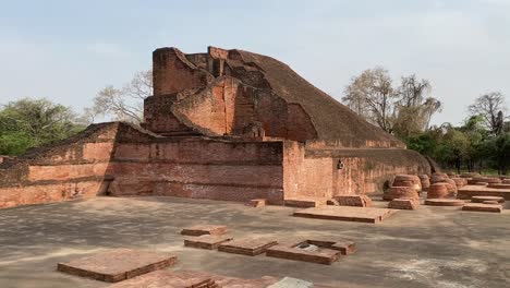 Das-Hauptgebäude-Von-Nalanda,-Das-In-Rupiennoten-Ausgestellt-Ist