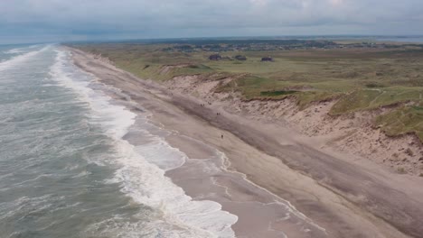 Dramatic-aerial-footage-of-the-ocean-in-Denmark-at-the-western-coast