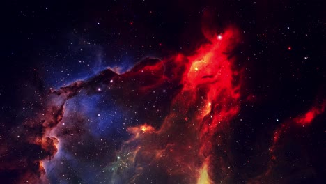 Vista-De-La-Hermosa-Nebulosa-Moviéndose-En-El-Espacio
