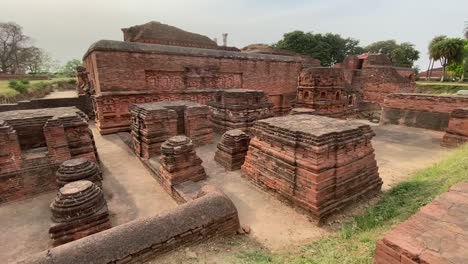 Ruinen-Von-Nalanda,-Bihar,-Indien