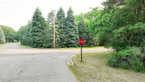 Rotating-around-an-American-Stop-Sign