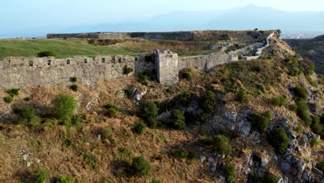 Luftaufnahme-Der-Burg-Rozafa-In-Shkodra,-Albanien