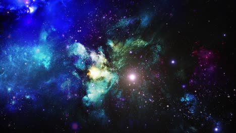 Vuela-A-La-Belleza-Del-Cosmos-Con-Una-Nebulosa-Brillante-En-El-Espacio