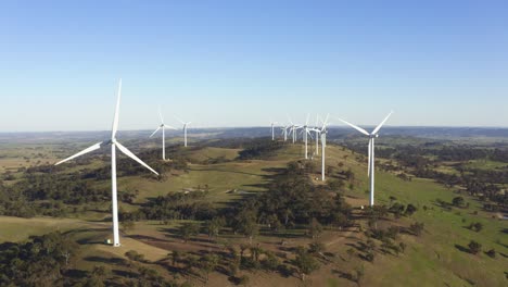 Aerial-view-of-wind-power-turbines-spinning
