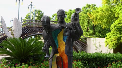 This-is-a-video-of-a-statue-of-a-jazz-band-in-the-Louis-Armstrong-Park-in-New-Orleans-Louisiana