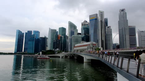 Büros-Und-Hochhausgebäude-Von-Singapur-Business-Und-Towers