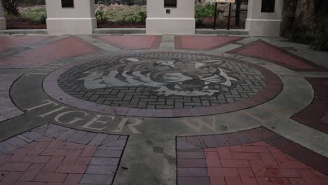 Tiger-Walk-brickyard-on-the-campus-of-Louisiana-State-University-with-stable-video