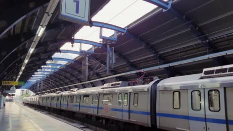 isolated-metro-train-standing-at-metro-station-at-day-from-different-angle-video-is-taken-at-vaishali-metro-station-new-delhi-india-on-Apr-10-2022